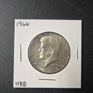 1966 Silver Kennedy Half Dollar